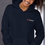 Womens Embroidered Unisex Hoodie